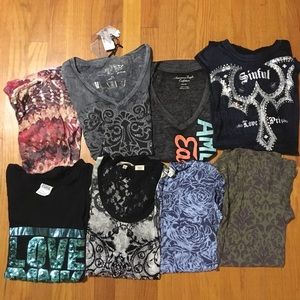 Pink, AEO, Miss Me, Sinful, Maurices Tees XS, S, M